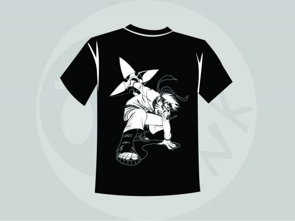 Camisa - Naruto Kyubi